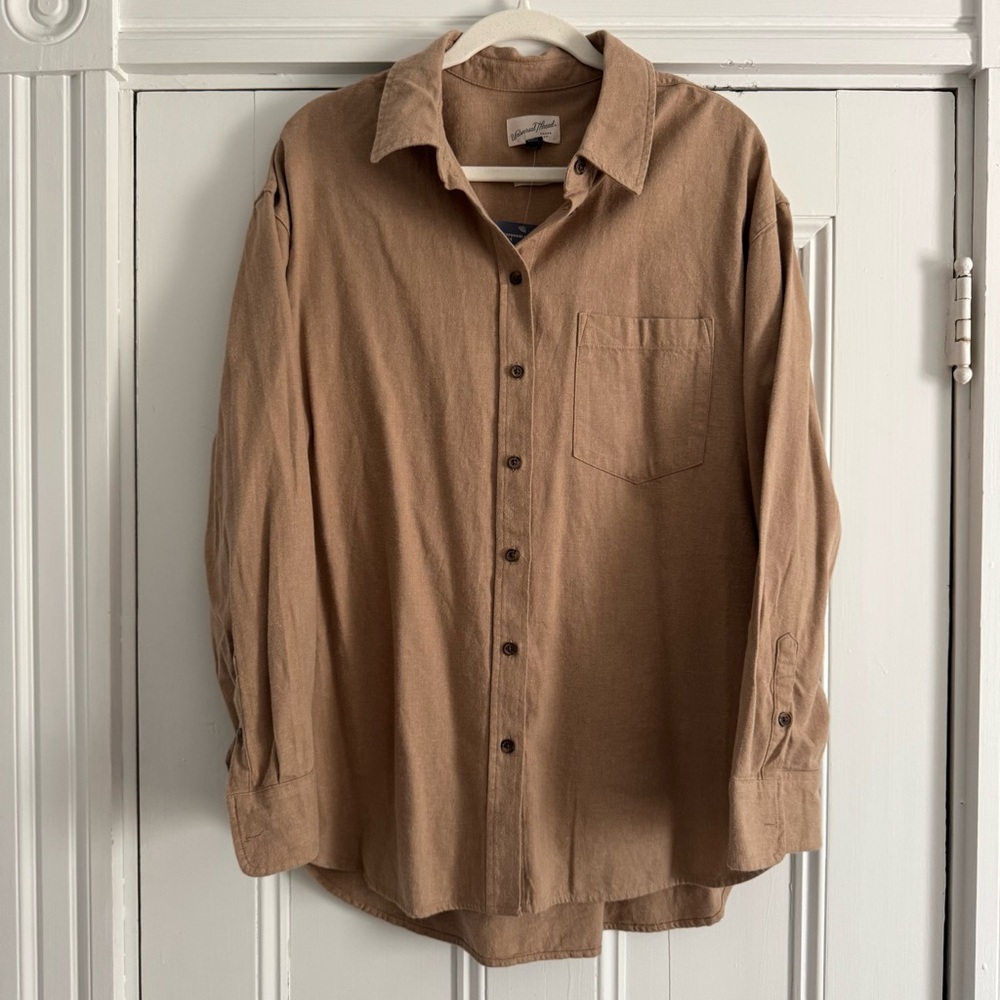 Casual Tan Flannel